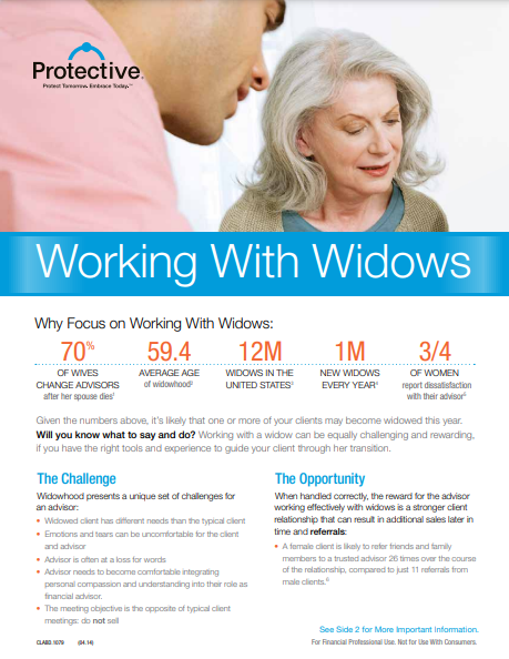 Working with Widows Flyer