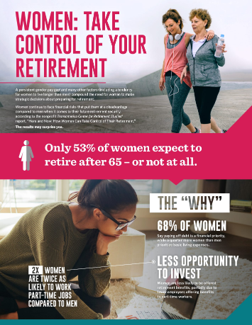 Women Take Control of Your Retirement Flyer